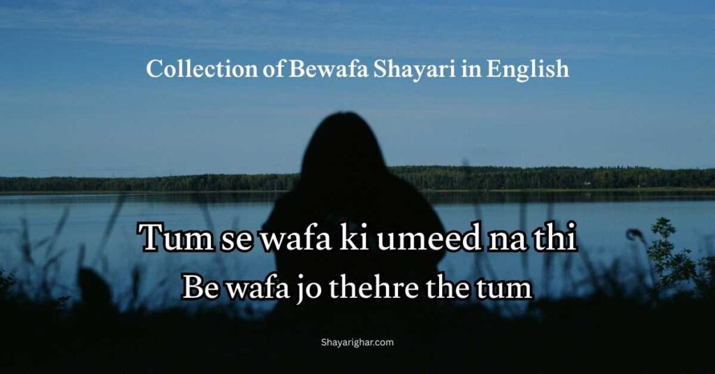 Top Bewafa Shayari in English